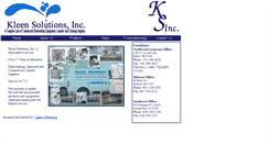 Desktop Screenshot of kleensolutionsinc.com